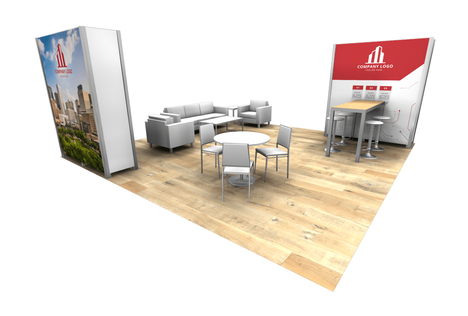 Stand G – 6 mètres de large